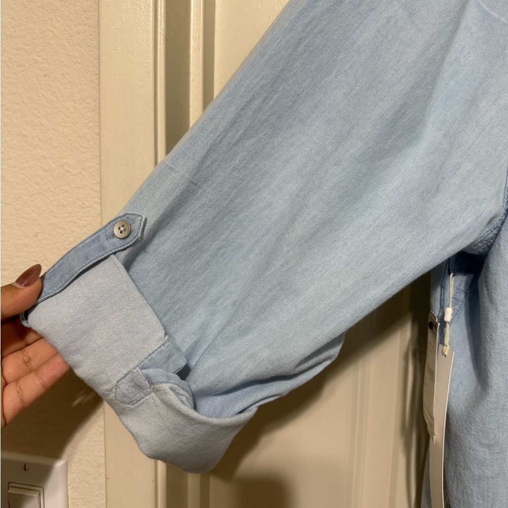 Caslon Light Blue Button Down Shirt - Picture 3 of 5